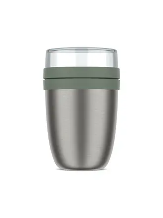 MEPAL | Thermo-Lunchpot Ellipse 0,5/0,2l Edelstahl Vivid mauve | grün